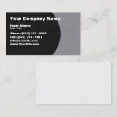 Carte De Visite Modèle de fusion en métal (Devant / Derrière)