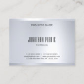 Carte De Visite Modèle de glamour moderne élégant à l'apparence d' (Dos)