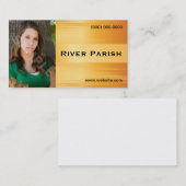 Carte de visite modèle de Headshot d'acteur (Devant / Derrière)