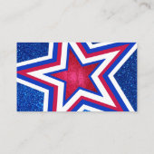 Carte De Visite Modèle de la campagne américaine Parties scintilla (Dos)