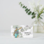 Carte De Visite Modèle de la justice (Debout devant)