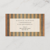 Carte De Visite Modèle de la liste des cheveux de la marine (Dos)