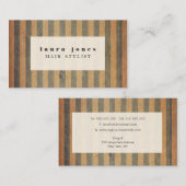 Carte De Visite Modèle de la liste des cheveux de la marine (Devant / Derrière)