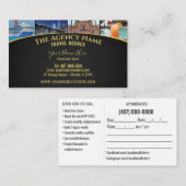 Carte De Visite Modèle de l'agent du gestionnaire de voyages (Devant / Derrière)