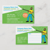 Carte de visite Modèle de lavage et de nettoyage s (Devant / Derrière)