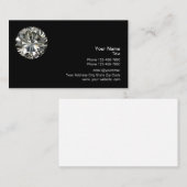 Carte De Visite Modèle de logo diamant (Devant / Derrière)
