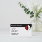 Carte De Visite Modèle de logo du Cool électronique moderne (Debout devant)