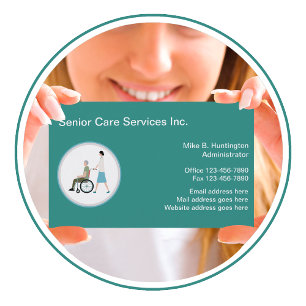 Carte De Visite Modèle de logo médical pour services de soins aux