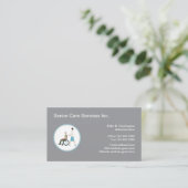 Carte De Visite Modèle de logo Médicale des services de soins aux  (Debout devant)