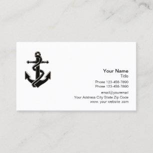 Carte De Visite Modèle de logo professionnel nautique