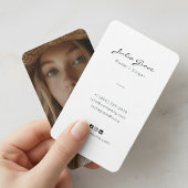 Carte De Visite Modèle de mode minimaliste