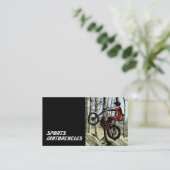 Carte De Visite Modèle de motos de procès (Debout devant)