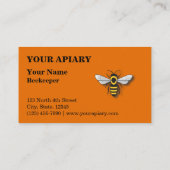 Carte De Visite Modèle de nid d'abeille (Dos)