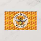 Carte De Visite Modèle de nid d'abeille (Devant)