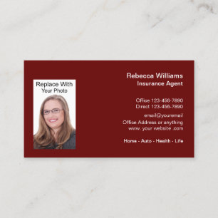 Carte De Visite Modèle de photo professionnelle pour entreprise