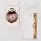 Carte De Visite Modèle de photographie de boudoir de 311 diamants (Devant / Derrière)