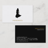 Carte De Visite Modèle de piste (Variation) (Devant / Derrière)