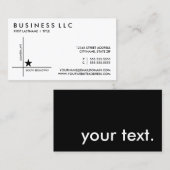 Carte De Visite modèle de plan de ville (Devant / Derrière)