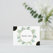 Carte De Visite modèle de professeur (Debout devant)