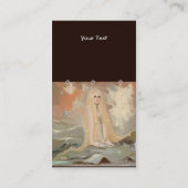 Carte De Visite Modèle de sirène (Dos)