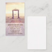 Carte De Visite Modèle de superposition de la photographie vertica (Devant / Derrière)