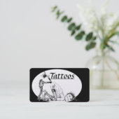 Carte de visite Modèle de tatouage (Debout devant)