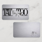 Carte De Visite Modèle de tatouage puissant, voiture d'affaires 3, (Devant / Derrière)