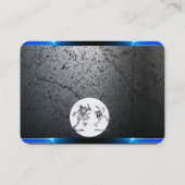 Carte De Visite Modèle de tatouage puissant, voiture    profession (Dos)