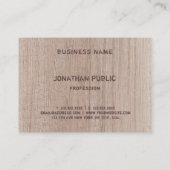 Carte De Visite Modèle de texte désorganisé Monogramme (Dos)