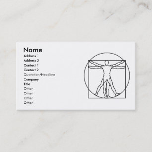 Carte De Visite modèle de v-man