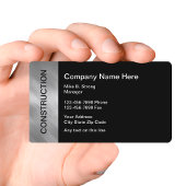 Carte De Visite Modèle d'entreprise de construction