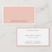 Carte De Visite Modèle design moderne et moderne tendance (Devant / Derrière)