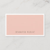 Carte De Visite Modèle design moderne et moderne tendance (Devant)