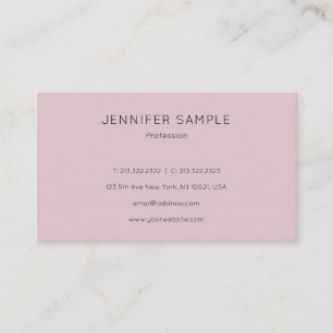 Carte De Visite Modèle design simple et tendance Élégant Cute