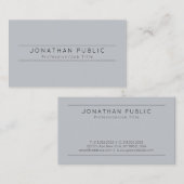 Carte De Visite Modèle design simple moderne moderne élégant (Devant / Derrière)