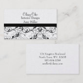 Carte de visite modelé d'or (Devant / Derrière)