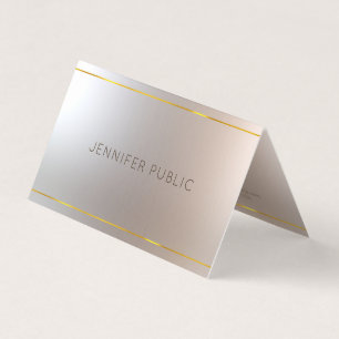 Carte De Visite Modèle élégant de luxe moderne fascinant à la 