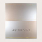 Carte De Visite Modèle élégant de luxe moderne fascinant à la mode (Extérieur déplié)