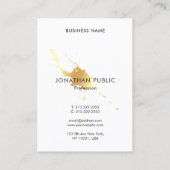 Carte De Visite Modèle élégant et moderne à la mode (Dos)