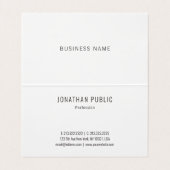 Carte De Visite Modèle élégant moderne luxueux d'or fascinant (Intérieur déplié)