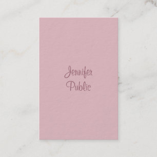 Carte De Visite Modèle Élégant moderne manuscrit Nom du script