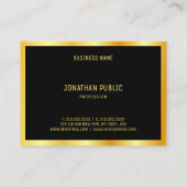 Carte De Visite Modèle élégant personnalisé moderne professionnel  (Dos)