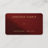 Carte De Visite Modèle élégant QR Code Luxe Premium Silk Paper (Devant)