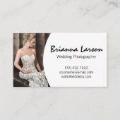 Carte De Visite Modèle en robe Mariage (Devant)