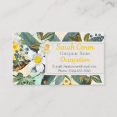 Carte De Visite Modèle floral (Devant)