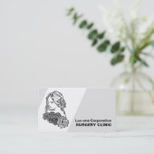 Carte De Visite Modèle floral, Chirurgien plastique, Chirurgie pla (Debout devant)