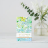 Carte De Visite *~* Modèle floral populaire Fille Beauté Chic Spa (Debout devant)