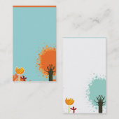 Carte De Visite modèle frais et mignon de soleil de businesscard (Devant / Derrière)