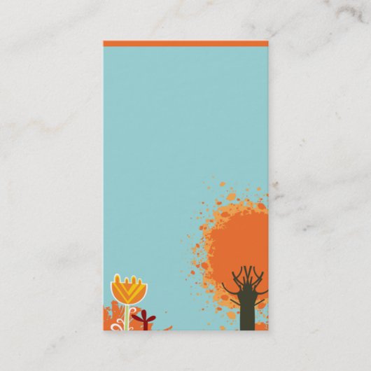 Carte De Visite modèle frais et mignon de soleil de businesscard (Devant)