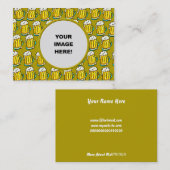 Carte De Visite Modèle, frontière de bière (Devant / Derrière)